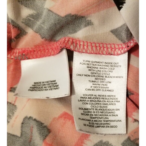 Jones Studio Women's Blouse Top Size 1X Multicolr Geometric Design Sleeveless - Picture 5 of 5